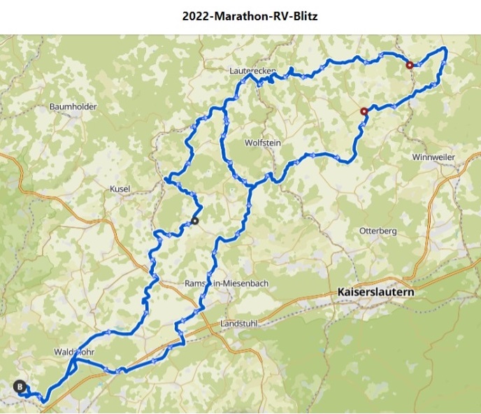 Bild Strecke Marathon 2022